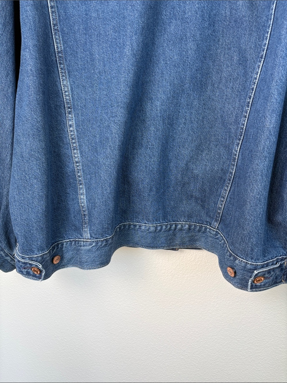 RARE Gap x DÔEN Oversized Icon Denim Jacket Jean Blue XL Like New NWOT - Picture 9 of 16